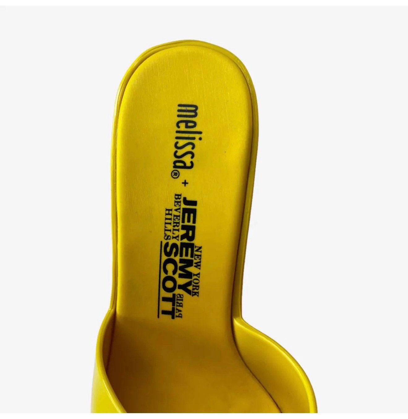 Jeremy Scott x Melissa Opblaasbare Gele hakken pumps 38, Pumps, Geel, Ophalen of Verzenden, Zo goed als nieuw
