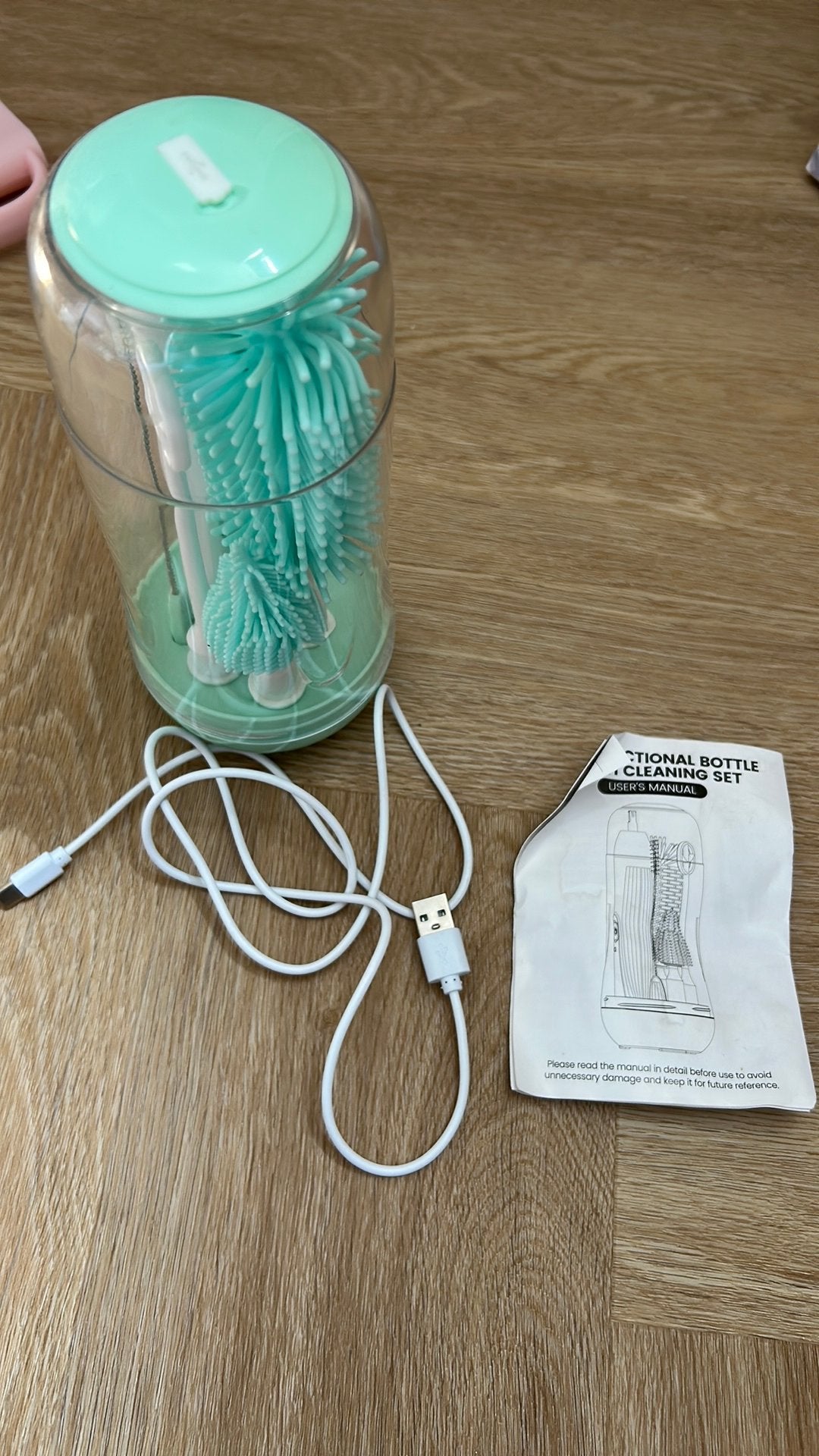 Flessenschoonmaker met USB lader, Ophalen, Zo goed als nieuw, Overige typen