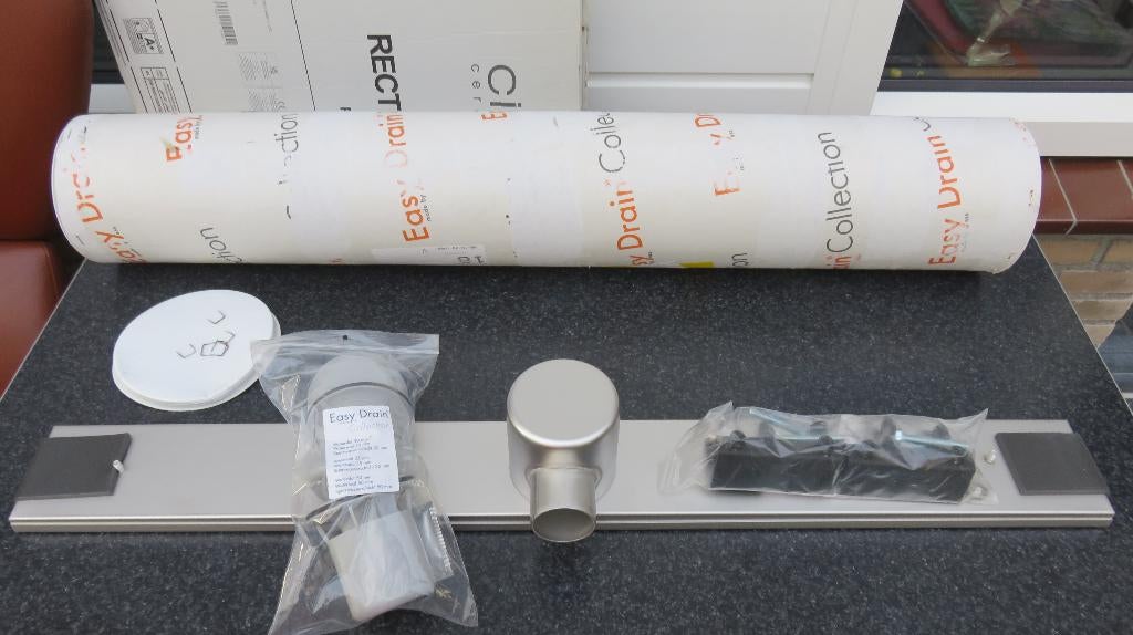 Easy Drain Fixt 90, EDFT900-50, geborsteld RVS nieuw., Ophalen of Verzenden, Nieuw, Rvs, Douche