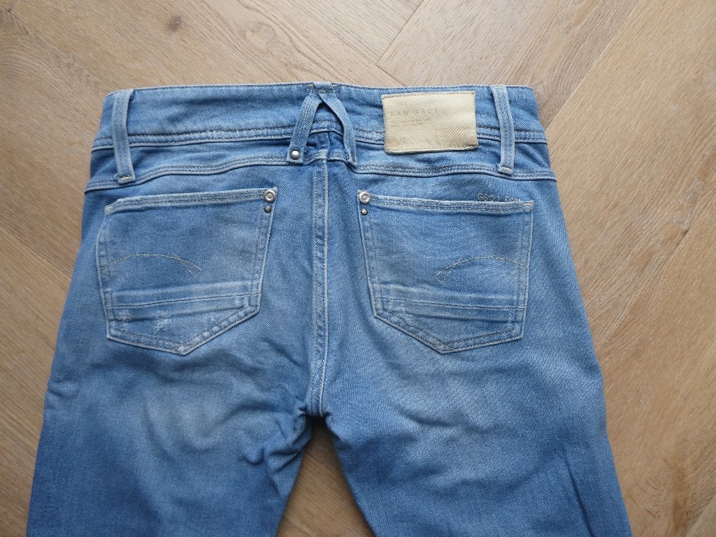 Mooie Gstar Lynn Skinny wmn spijkerbroek maat 27-34, Blauw, Ophalen of Verzenden, Zo goed als nieuw, W27 (confectie 34) of kleiner