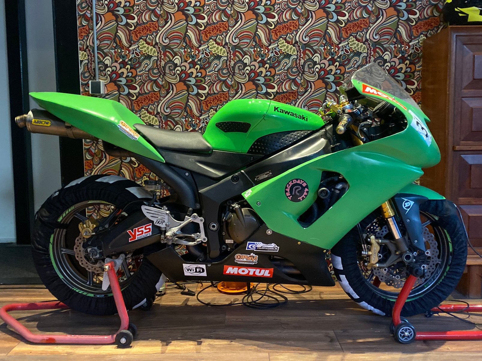 Circuit motor Kawasaki zx6-r 636 circuitmotor. Met kenteken., Motoren, Sportuitlaat, 4 cilinders, Super Sport, Particulier