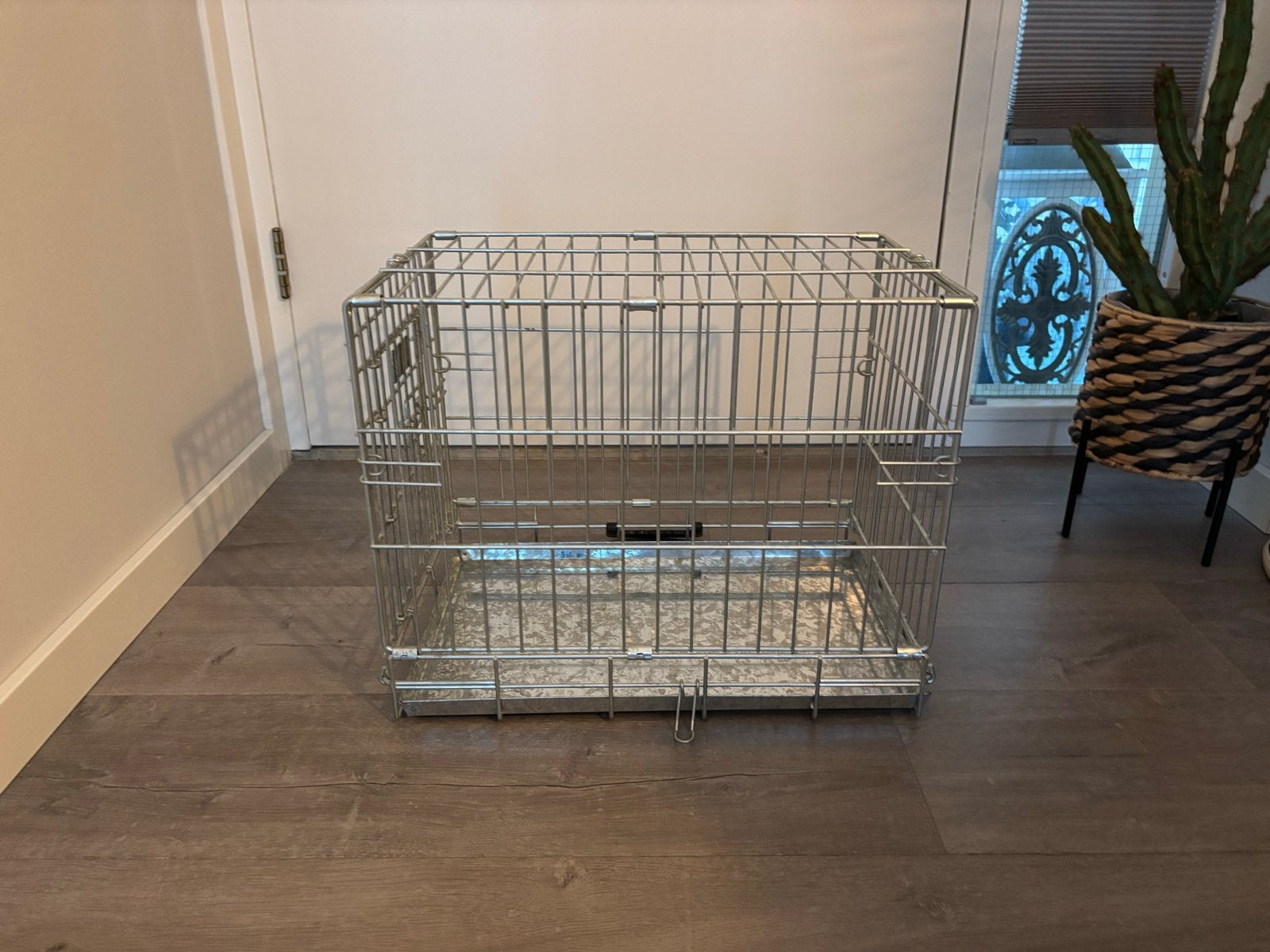 Kleine hondenbench XS 49x36x40, Dieren en Toebehoren, Ophalen, Gebruikt