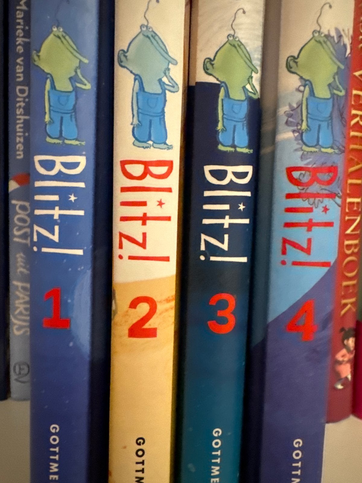 Blitz! Boekenreeks 1-4 - Marieke van Ditshuizen, Ophalen of Verzenden, Zo goed als nieuw, Fictie algemeen