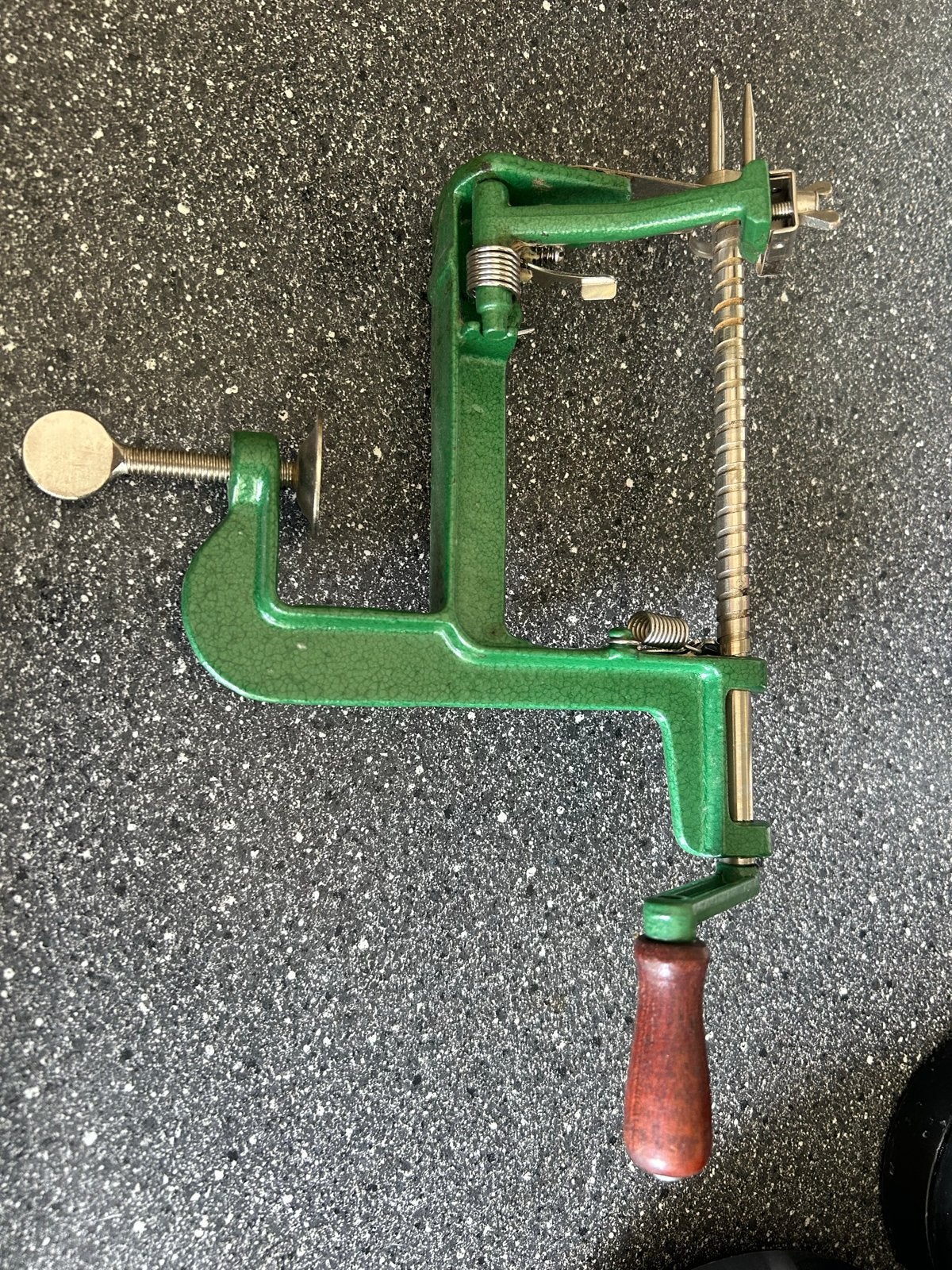 Vintage White Mountain Appelschilmachine - Groen Gietijzer, Antiek en Kunst, Ophalen of Verzenden