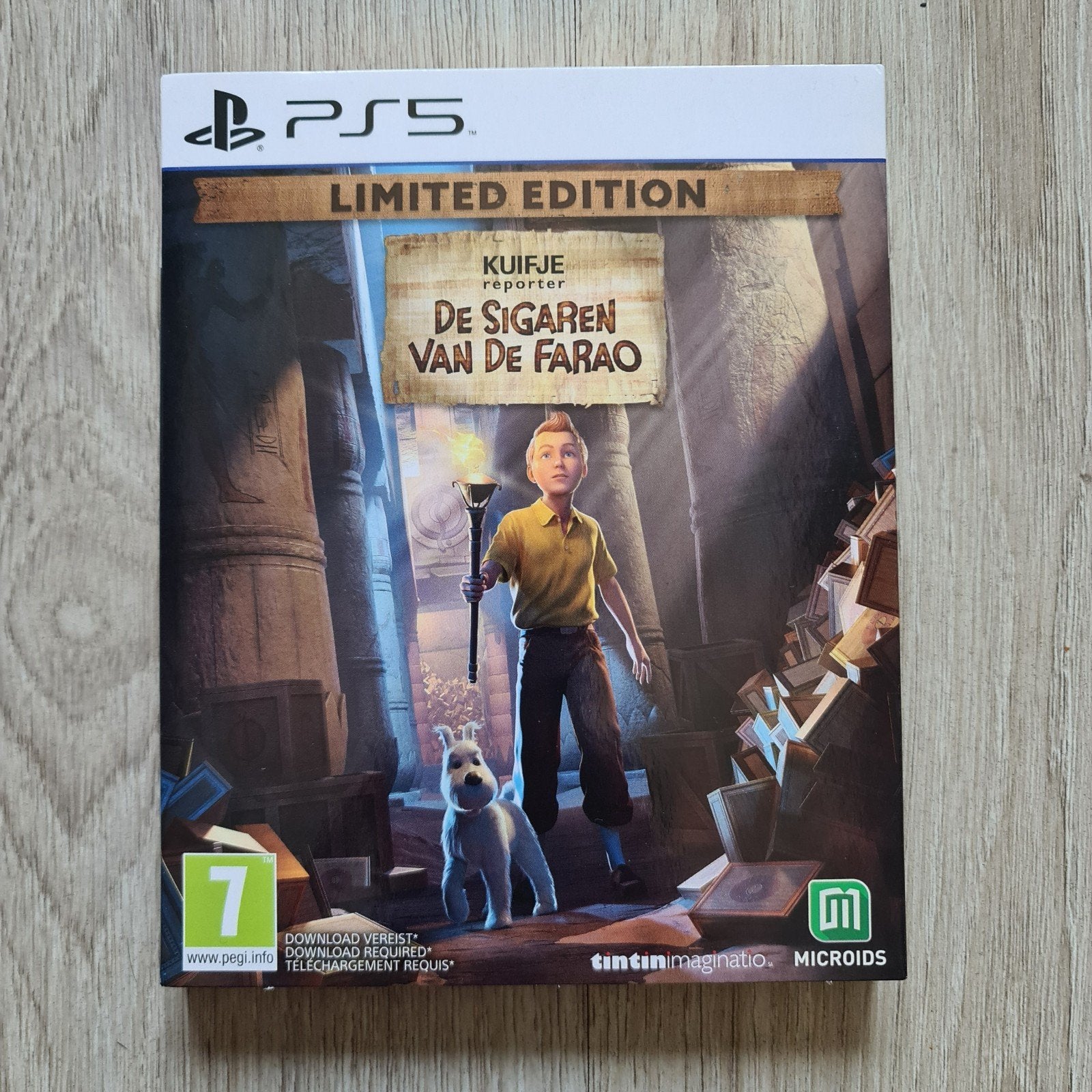 PS5 Kuifje Reporter:De Sigaren van de Farao, Limited Edition, Ophalen of Verzenden, Zo goed als nieuw, Avontuur en Actie, Vanaf 18 jaar
