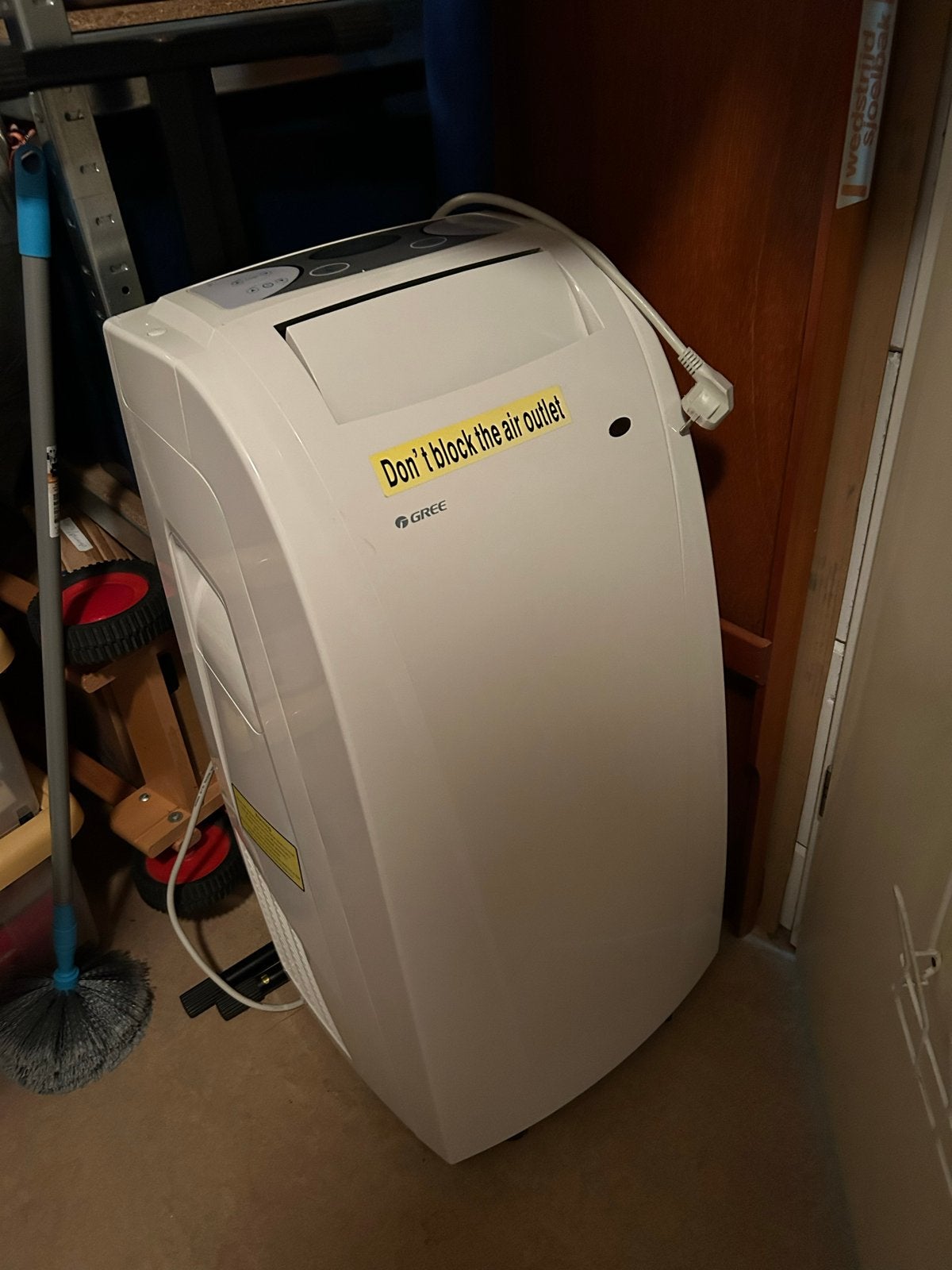 Gree Mobiele Airco - Koelen en Ontvochtigen, Ophalen, Gebruikt, Minder dan 60 m³, 3 snelheden of meer