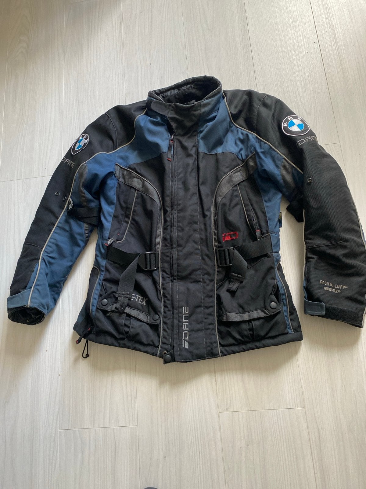 Gore-Tex motorjas van Dane met BMW badges Maat Nl 40 fr 42, Ophalen of Verzenden, Tweedehands, Jas | textiel