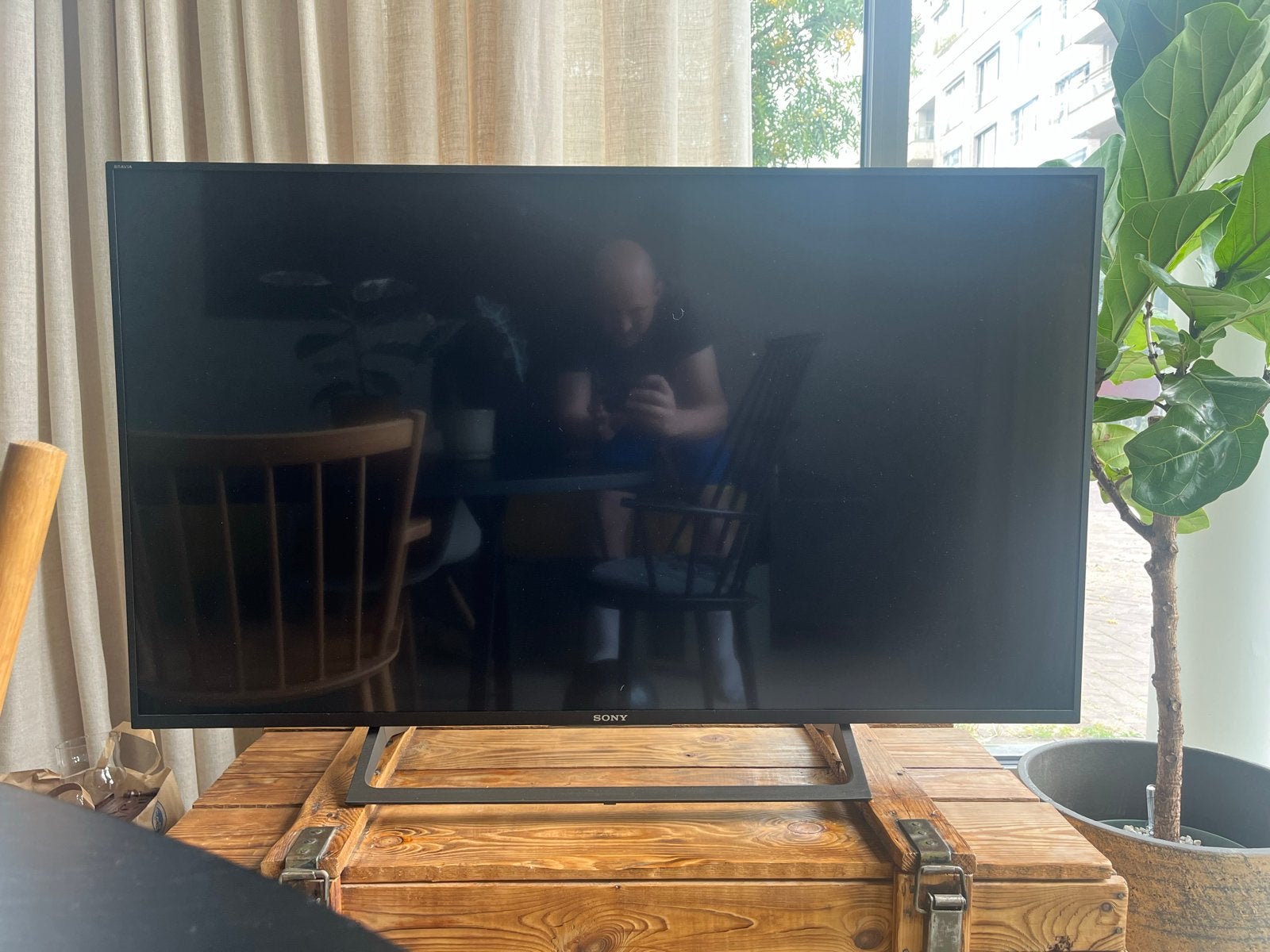 Sony Bravia 49" 4K HDR Smart TV – KD-49XE8004, Ophalen, LED, 50 Hz, Zo goed als nieuw