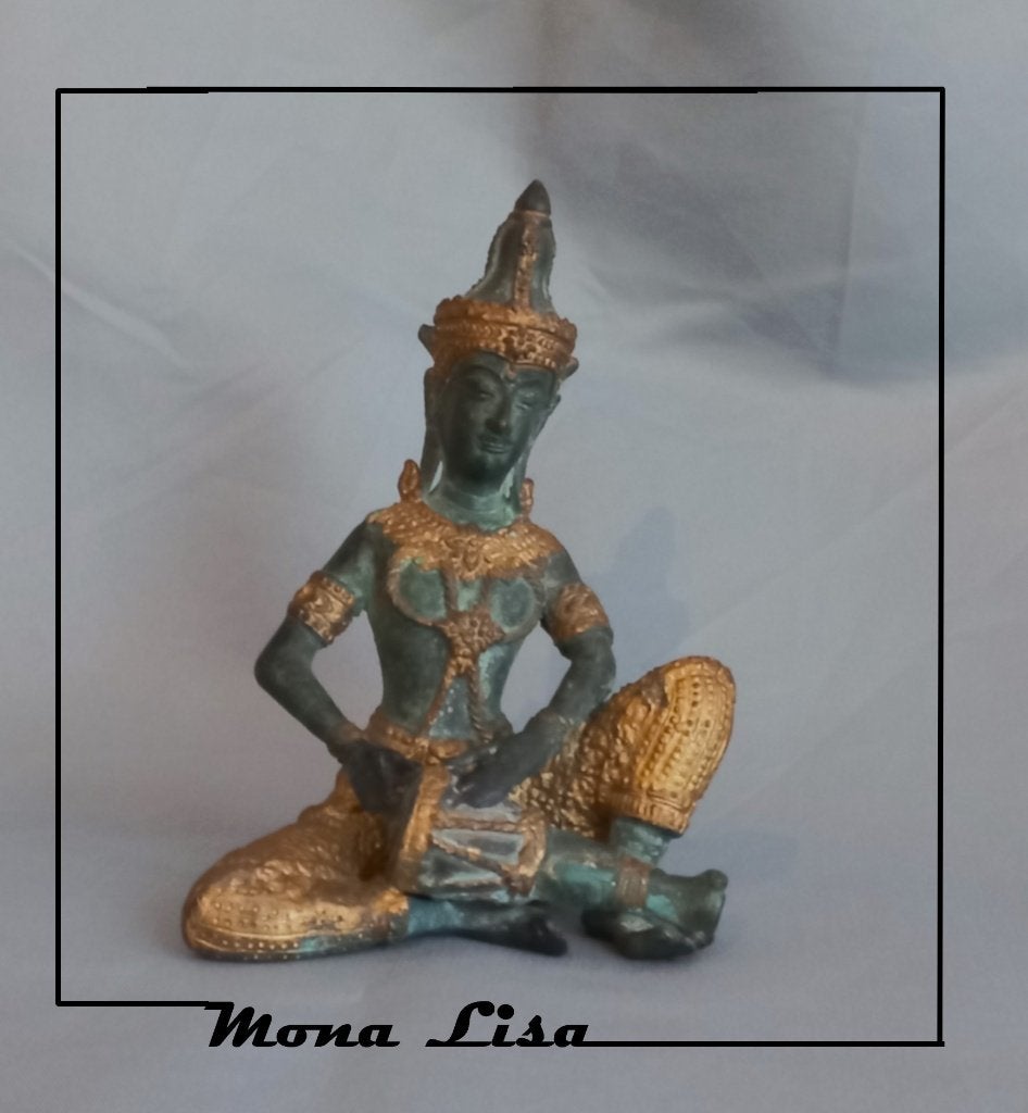 Bronzen Thai beeld – 14,5 cm, Ophalen of Verzenden