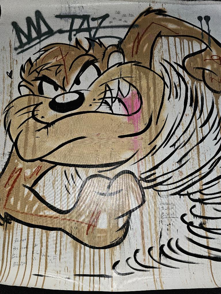 Robert McKimson Met Certificaat  Tasmanian Devil, Antiek en Kunst, Kunst | Schilderijen | Klassiek, Ophalen