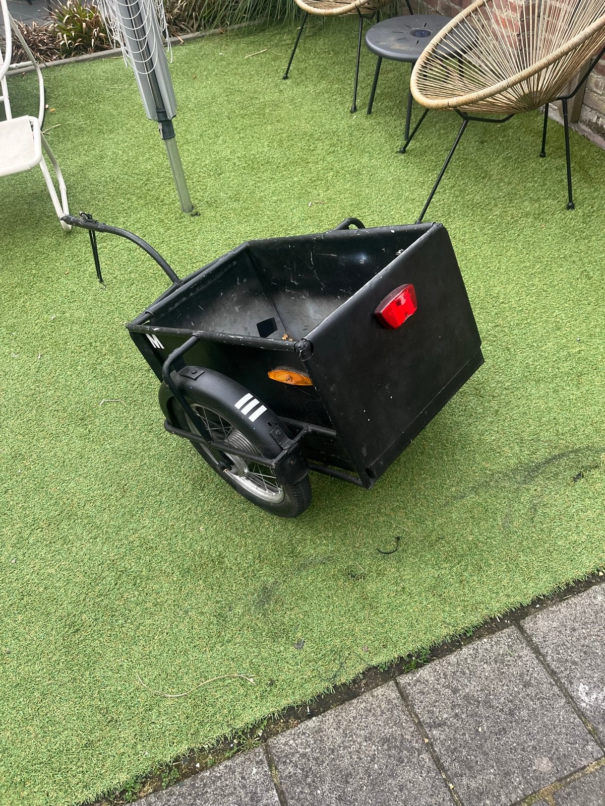 Fietskar / Viskar met trekhaak en benodigdheden, Fietsen en Brommers, Ophalen of Verzenden, Gebruikt, Bagagekar, 40 tot 60 kg