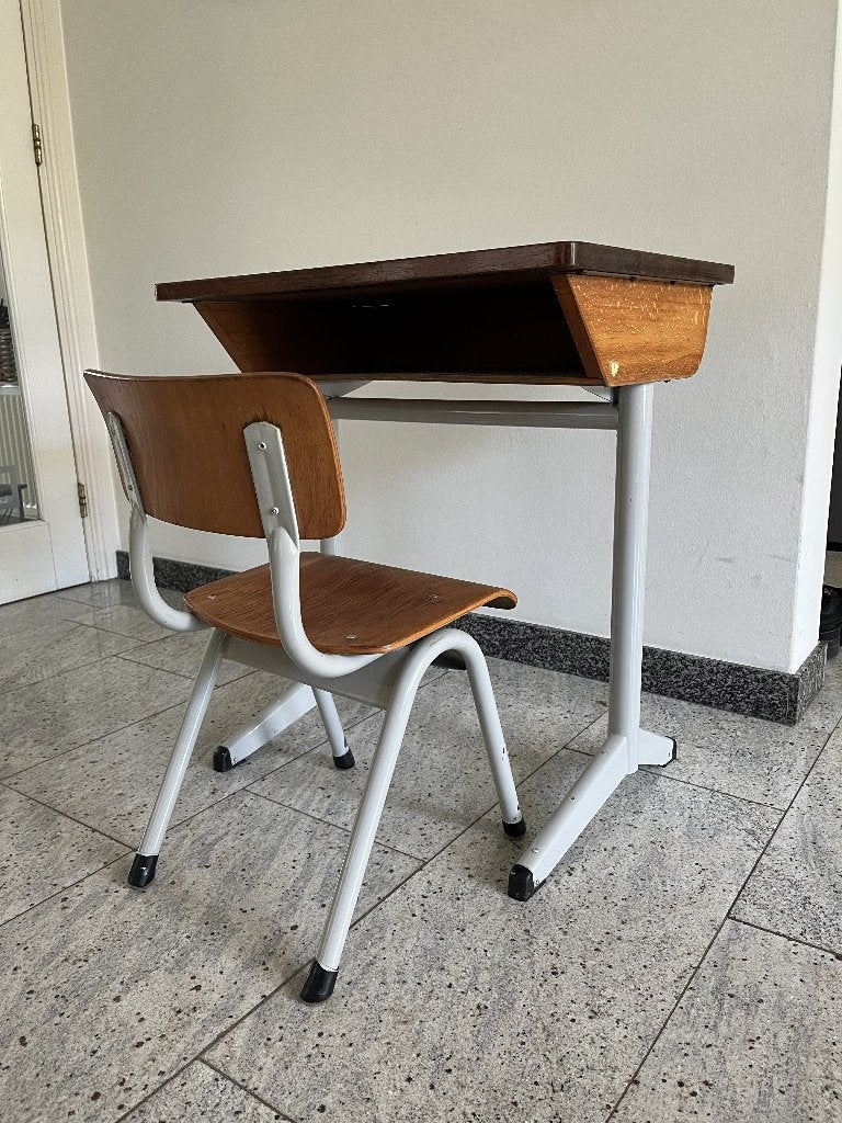 Vintage schoolsetje, Ophalen, Opbergruimte, Gebruikt, 60 cm