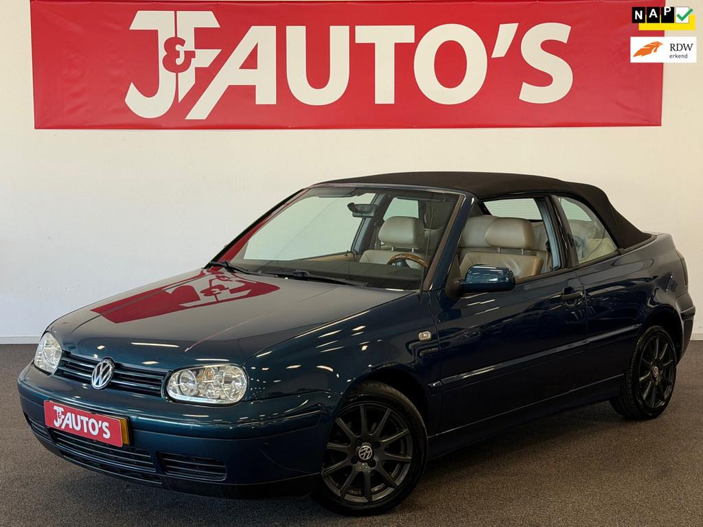 Volkswagen Golf Cabriolet 2.0 Highline | LEDER| AUTOMAAT| CR, 4 cilinders, 116 pk, Golf, Euro 3