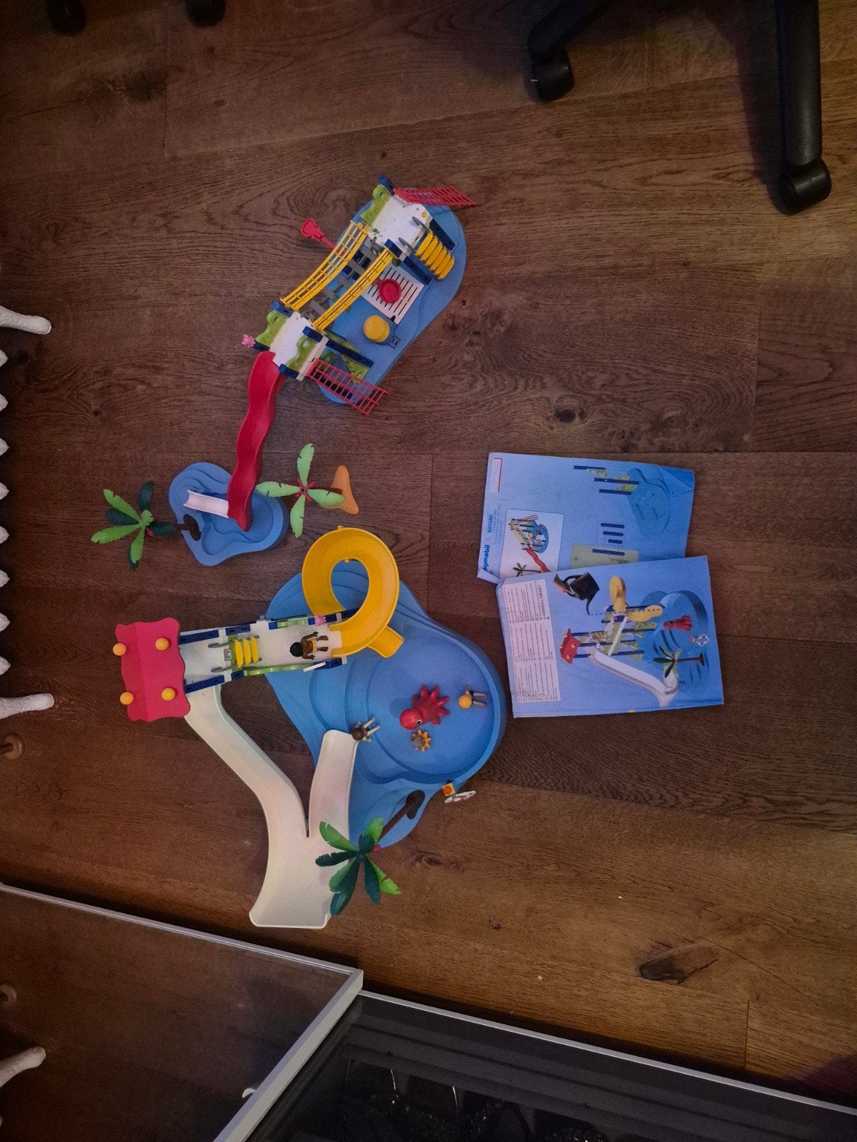 Playmobil Waterpark 6669 en 6670 + extra peuterbad, Gebruikt, Complete set, Overige typen, Ophalen of Verzenden