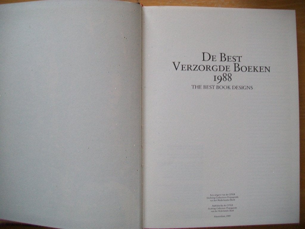De best verzorgde Boeken 1988, Ophalen of Verzenden, Nieuw