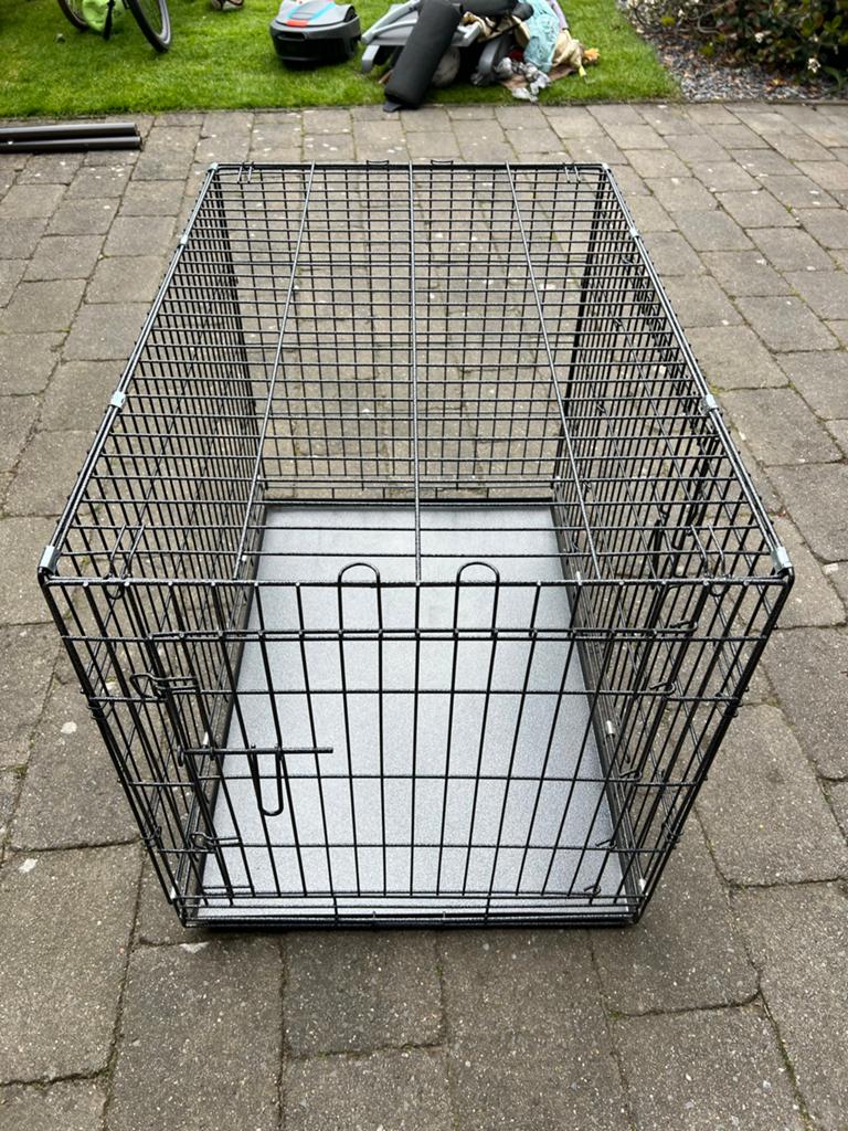 Hondenbench 90x60 cm, Dieren en Toebehoren, Ophalen, Zo goed als nieuw