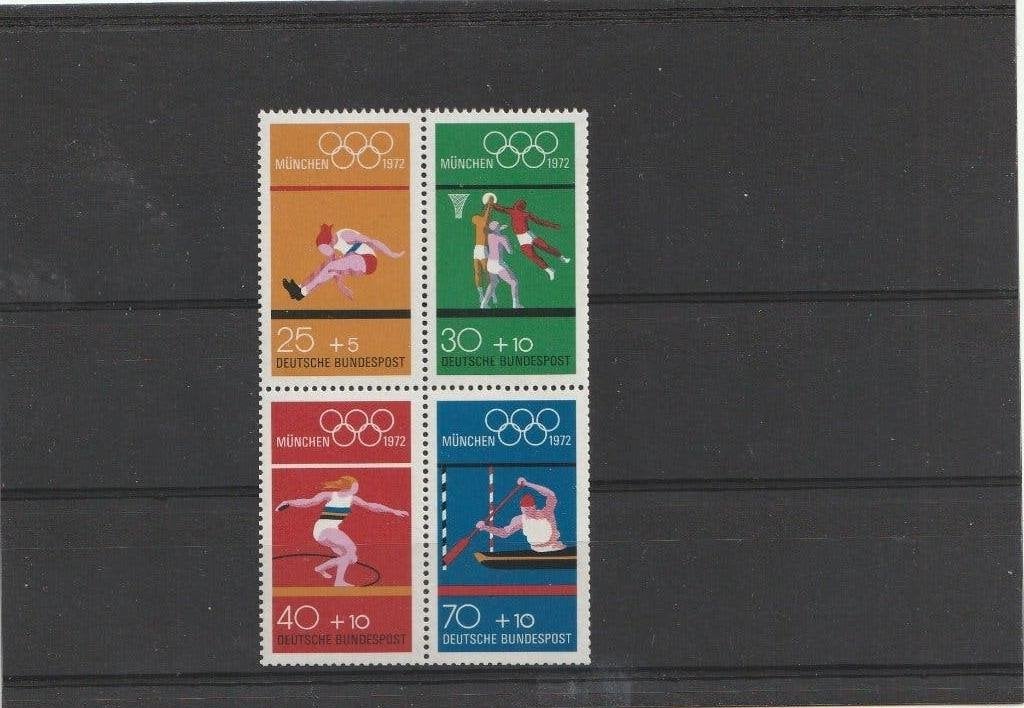 1972 Olympische spelen (MP186), Verzenden, BRD, Postfris