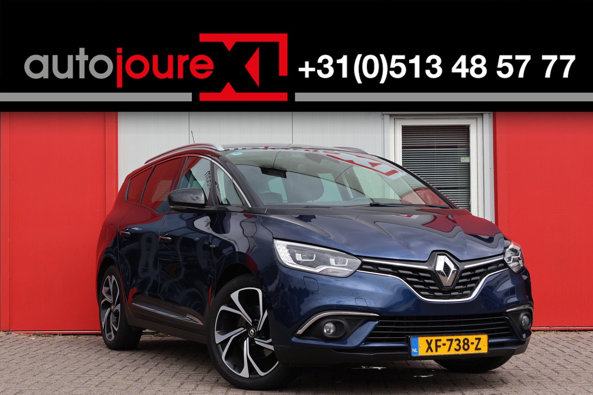 Renault Grand Scénic 1.3 TCe Bose 7persoons. (bj 2019), Auto's, Voorwielaandrijving, 4 cilinders, Blauw, Bedrijf