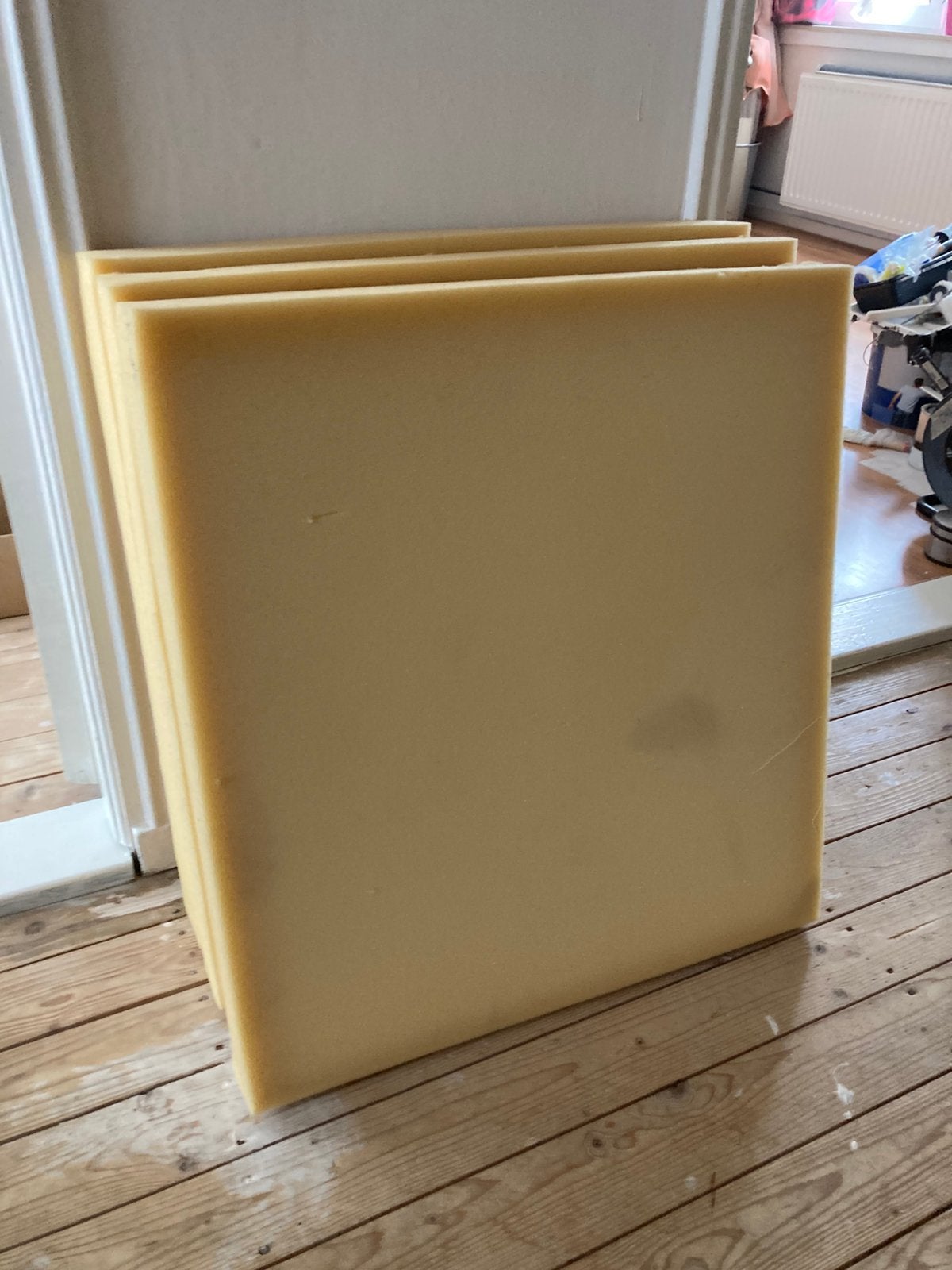 foam kussen vulling  - 60 x 65 x 7 cm . gratis, Ophalen, Gebruikt, Beige, Overige typen
