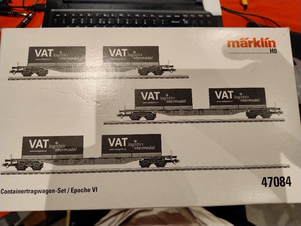 Märklin 47084 VAT Logistics compleet OVP H0, Wisselstroom, Ophalen of Verzenden, Märklin, Nieuw