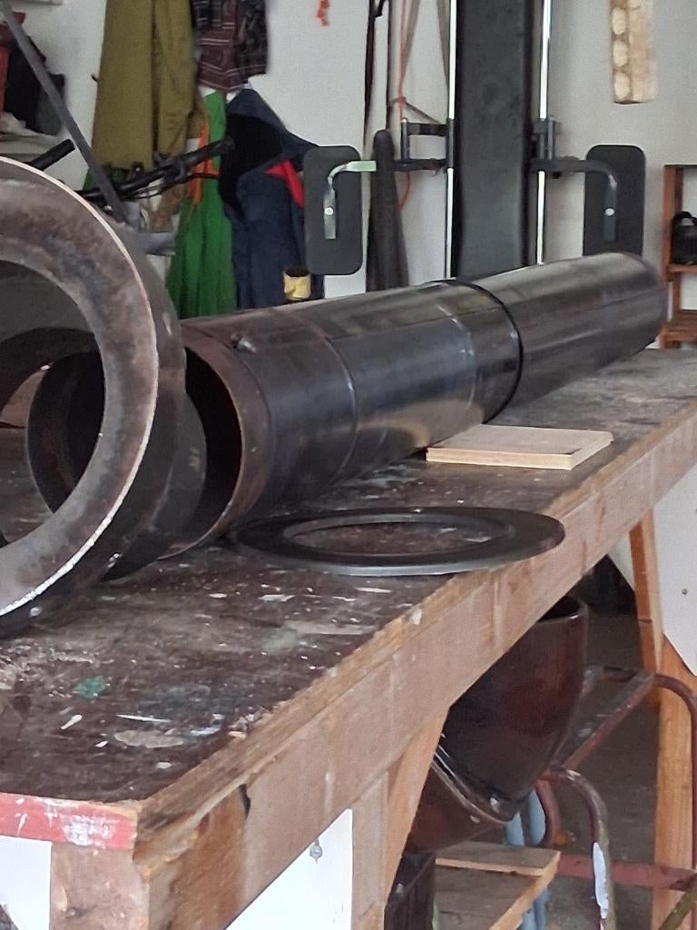 Hardstone speksteenkachel, Ophalen, Gebruikt, Houtkachel, Vrijstaand