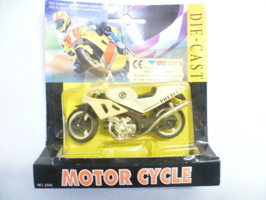 Motor Cycle Police 9cm lang schaalmodel 90er jaren, Ophalen of Verzenden, Nieuw, Motor