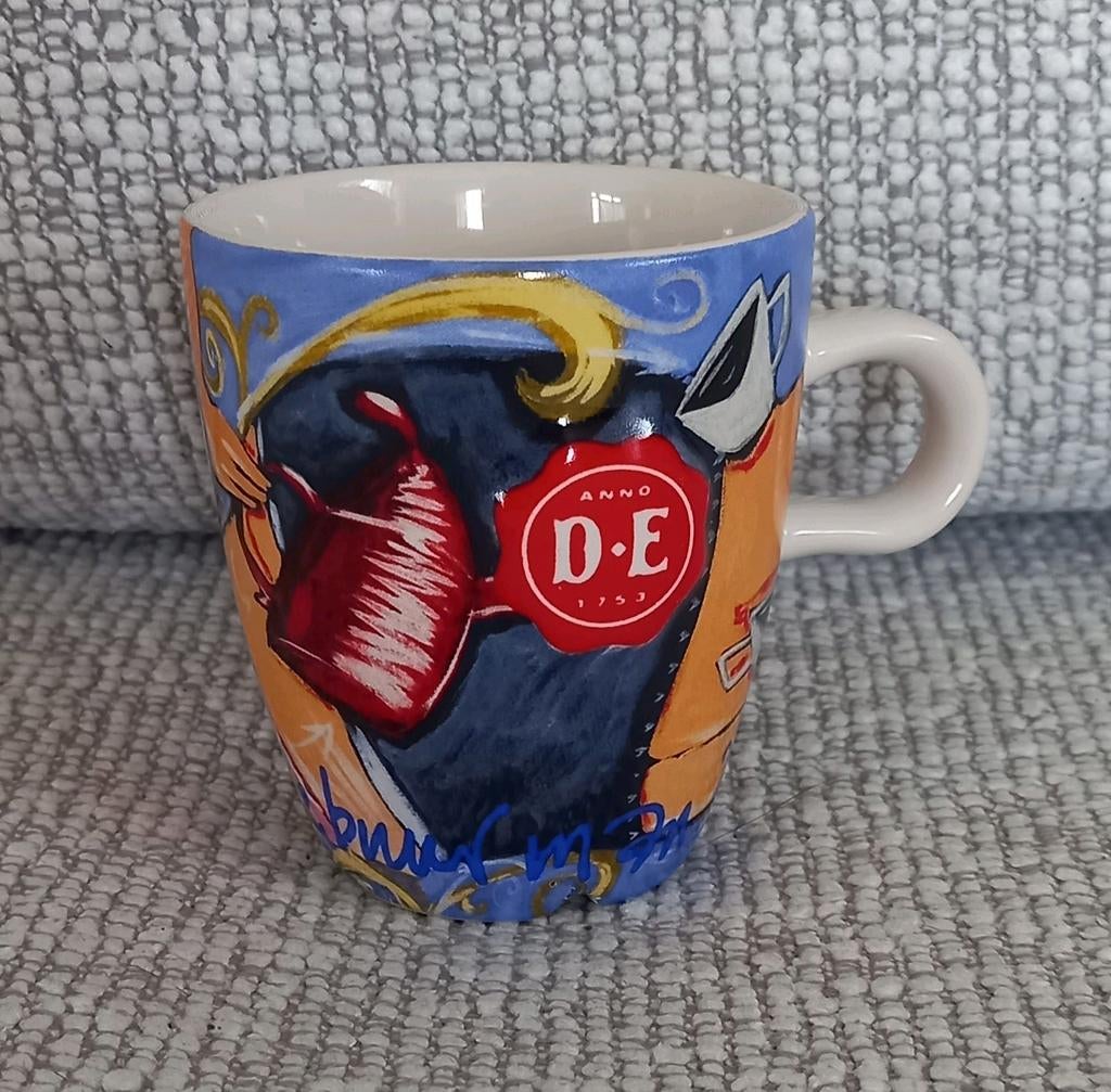Douwe Egberts kopje, Ophalen of Verzenden, Zo goed als nieuw, Overige stijlen, Kop(pen) en/of Schotel(s)