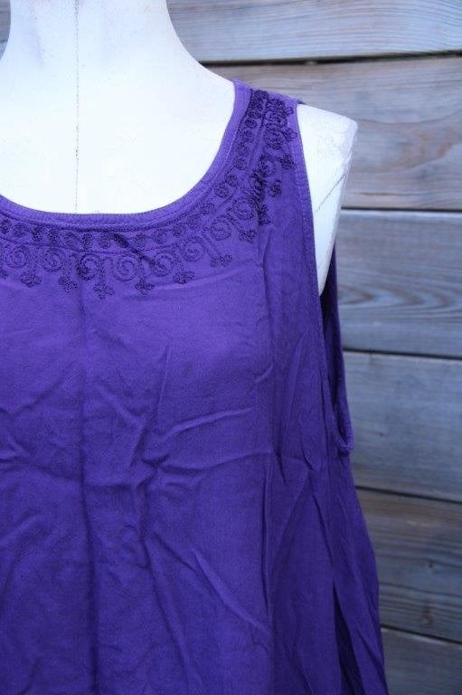 Jurk donkerpaars Bora FAshion mt XL Vaste prijs, Kleding | Dames, Bora, Paars, Maat 46/48 (XL) of groter, Ophalen of Verzenden