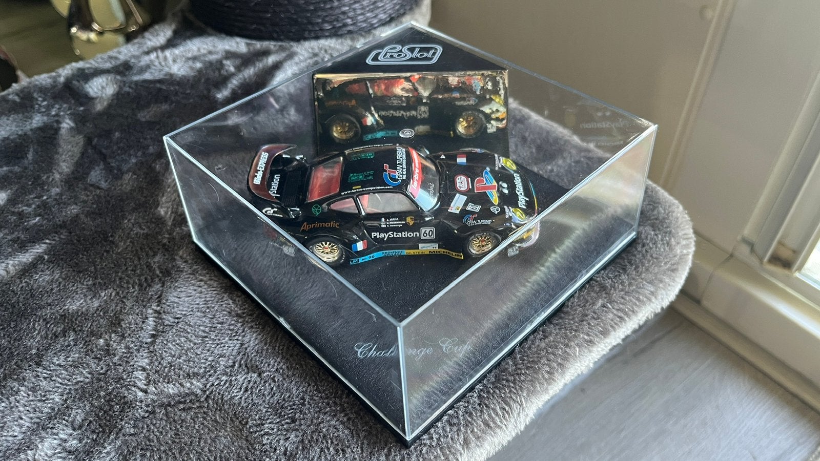PROSLOT PS1005 - PORSCHE 911 GT2 "PLAYSTAT” 60 Carrera chip, Carrera, Ophalen of Verzenden, Elektrisch, Racebaan