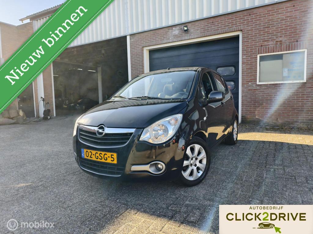 Opel Agila 1.2 Airco, nieuwe bak en koppeling, lage km!, Auto's, Voorwielaandrijving, 4 cilinders, 965 kg, Zwart