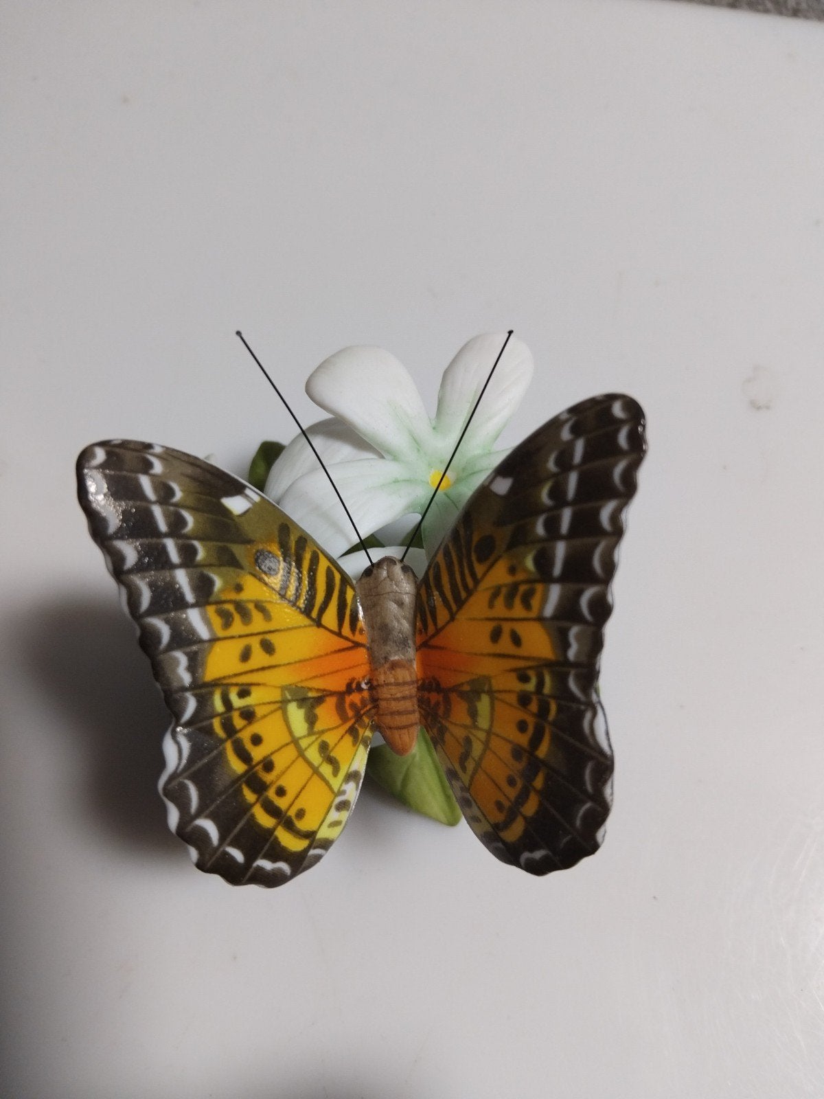 Franklin Mint Porseleinen Vlinder Beeldjes - Jaren '80, Vintage, Meerkleurig, Ophalen of Verzenden, Zo goed als nieuw
