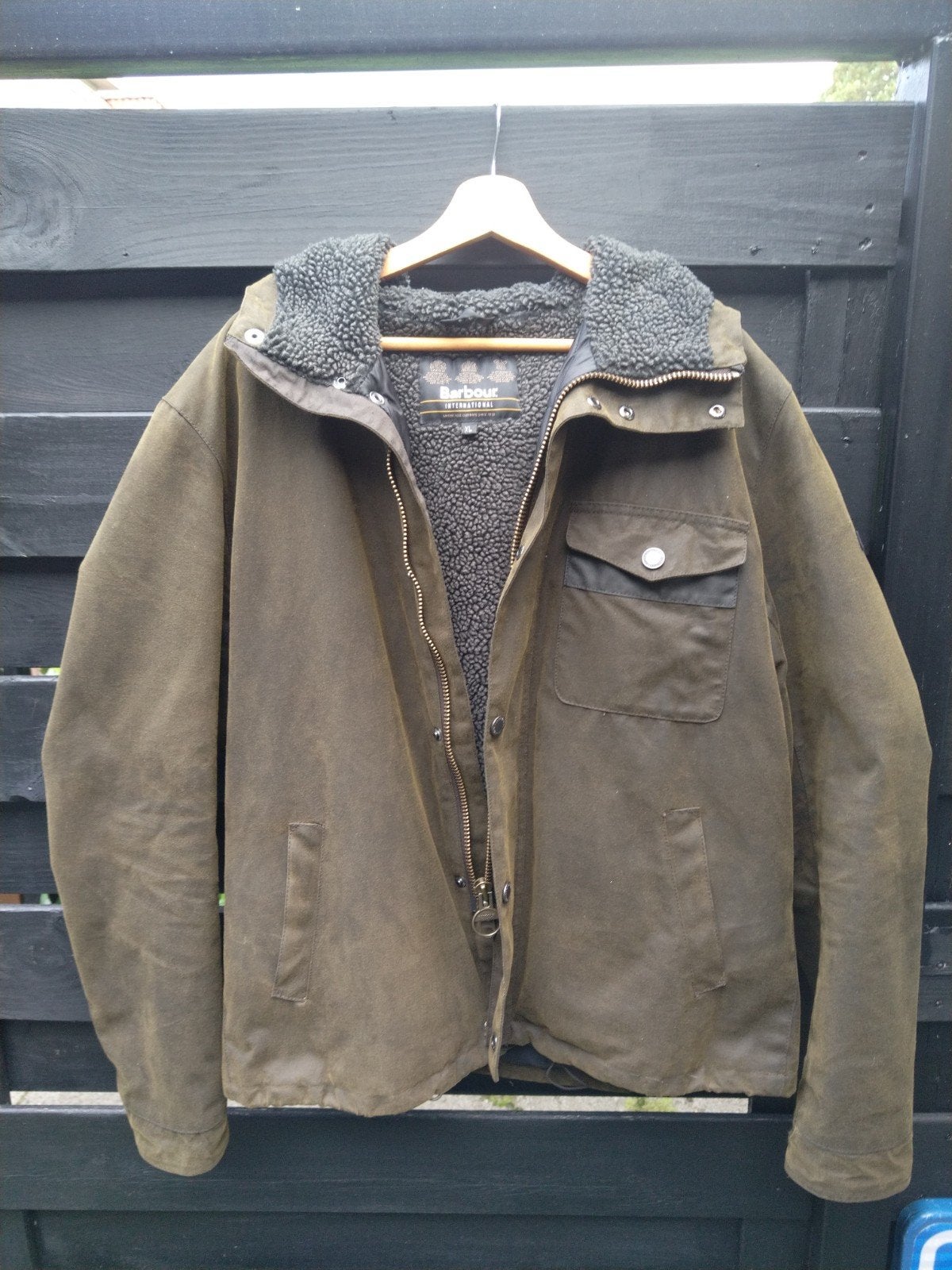 Barbour international winter jack., Barbour, Bruin, Maat 56/58 (XL), Ophalen of Verzenden