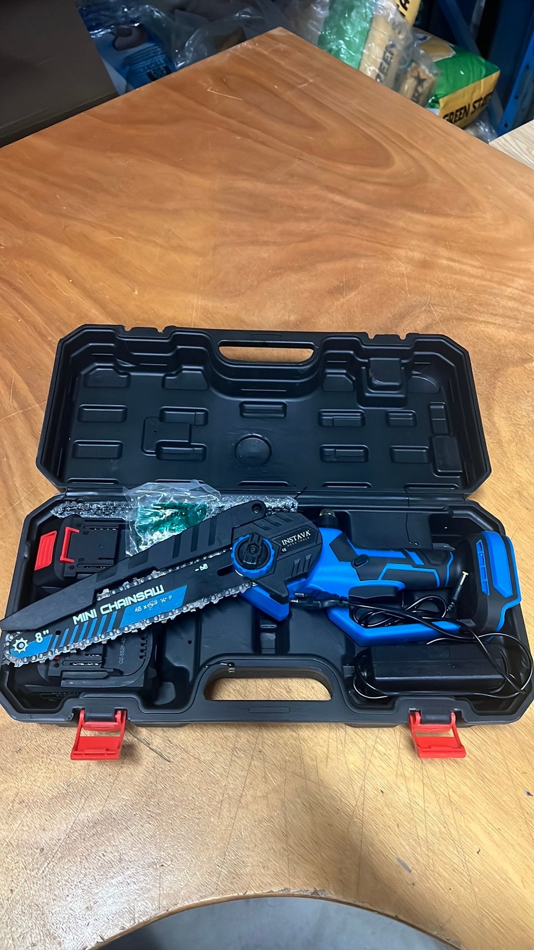 Elektrische kettingzaag 21cm -Geschikt v Makita 18v LXT accu, ., 70 mm of meer, Kettingzaag, Ophalen of Verzenden