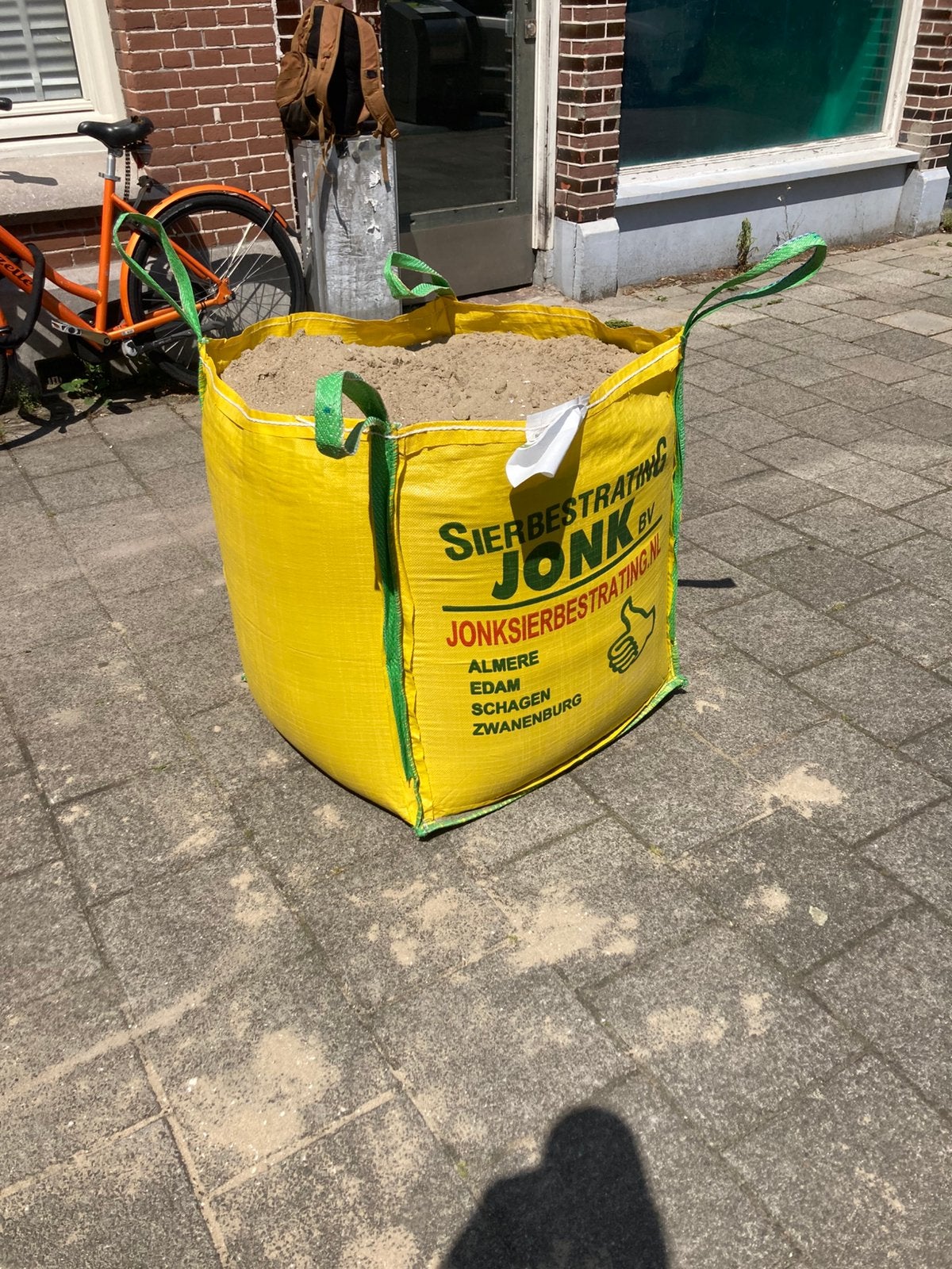 Gratis halve kub zand, Tuin en Terras, Ophalen, Zo goed als nieuw, Ophoogzand