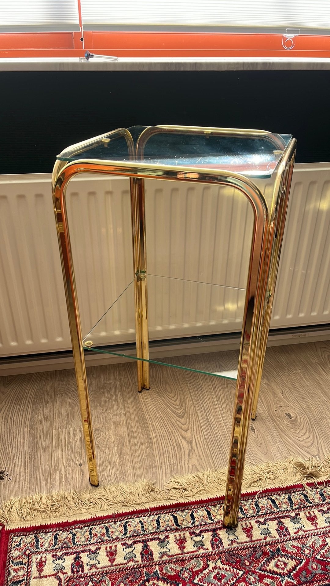 Tafeltje antiek goud Hollywood Regency 72x34x34cm, Ophalen