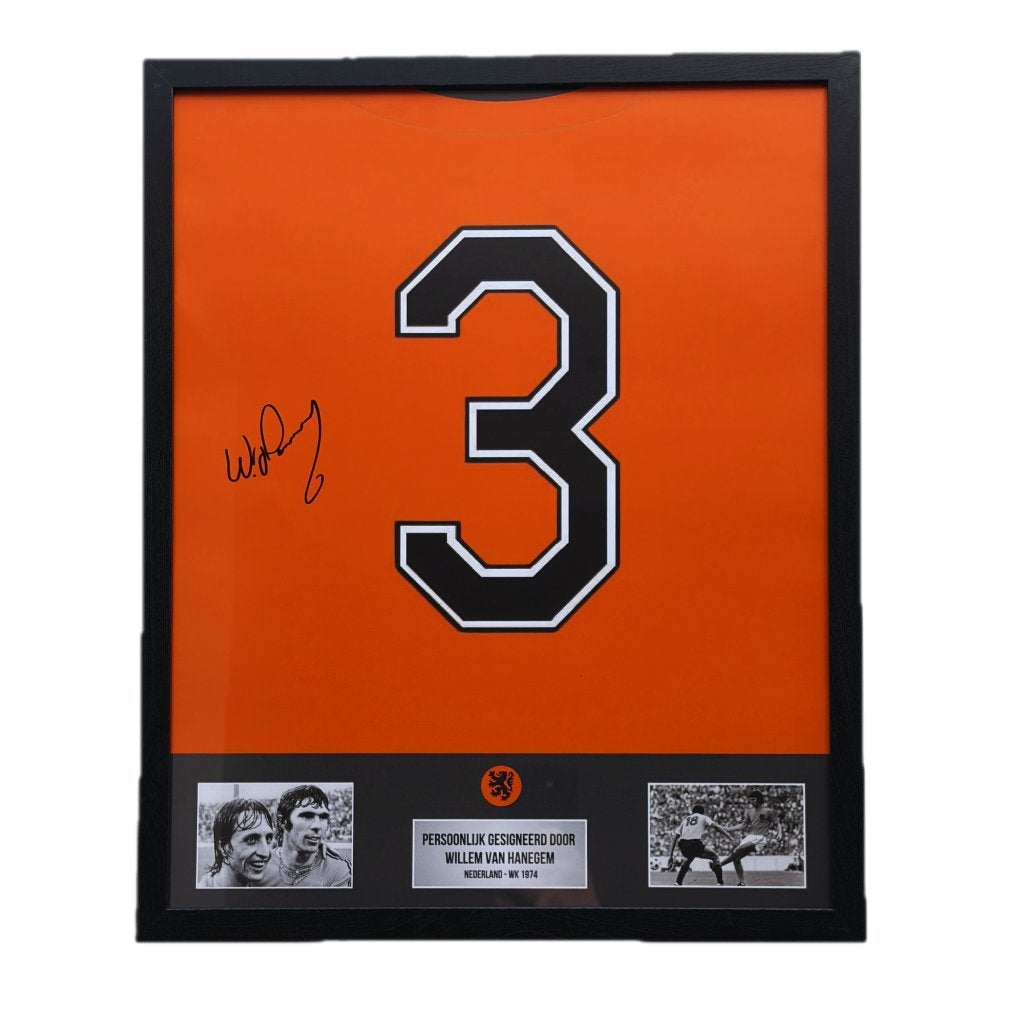 Willem van Hanegem - Gesigneerd - Nederlands Elftal 1974, Verzenden, Nieuw, Overige binnenlandse clubs, Poster, Plaatje of Sticker