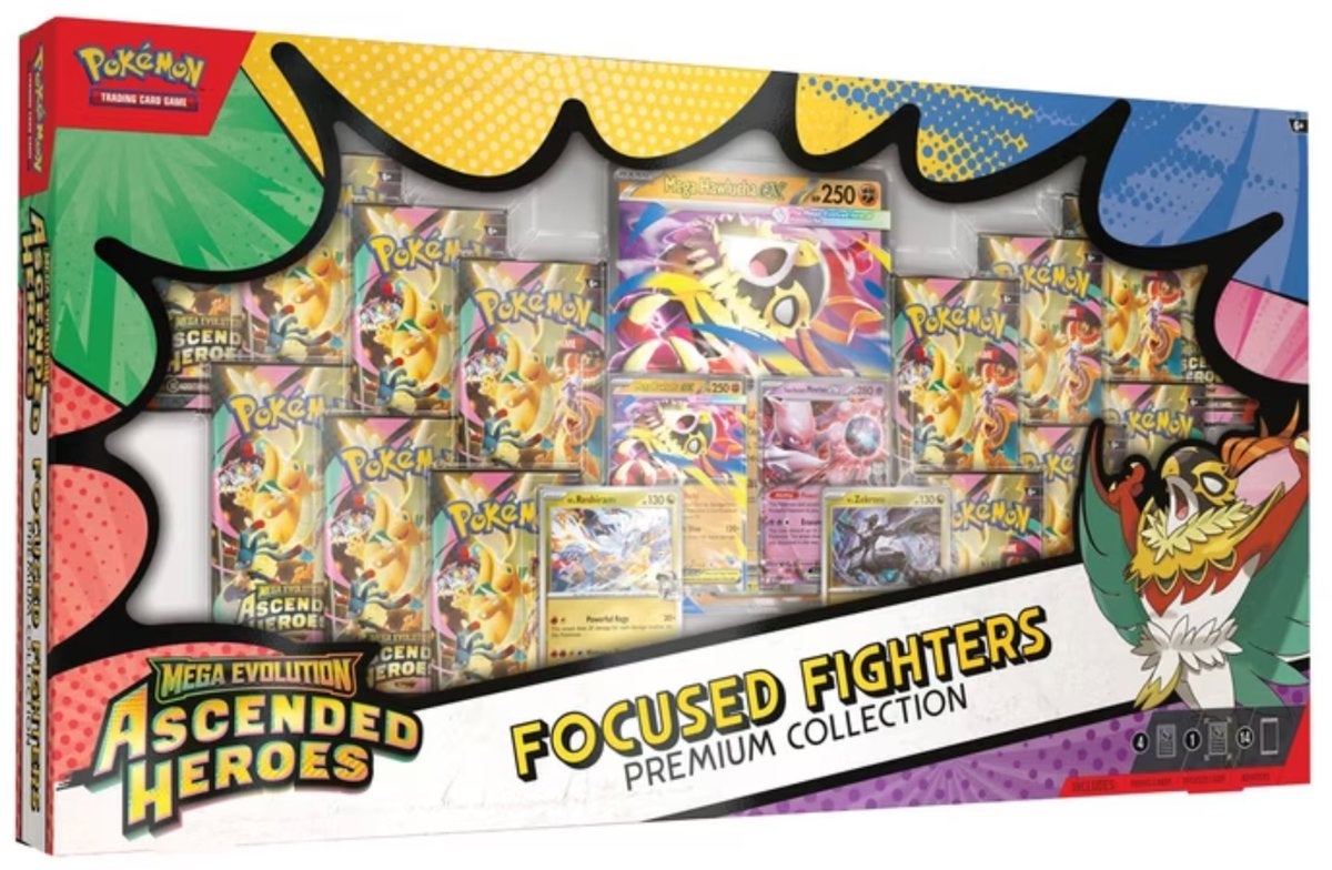 Ascended Heroes Focused Fighters Premium Collection, Ophalen of Verzenden, Zo goed als nieuw, Boosterbox