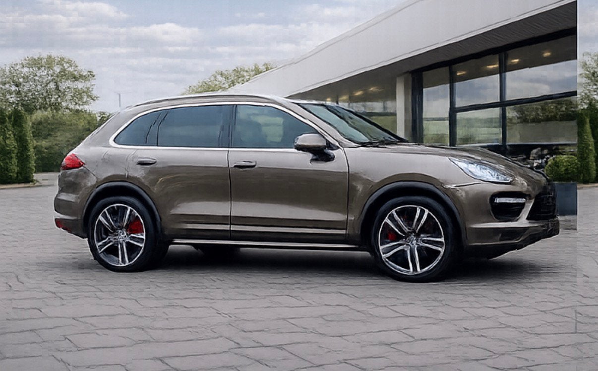 Porsche Cayenne turbo 2011 (BTW auto), Auto's, Automaat, 501 pk, Bruin, Leder