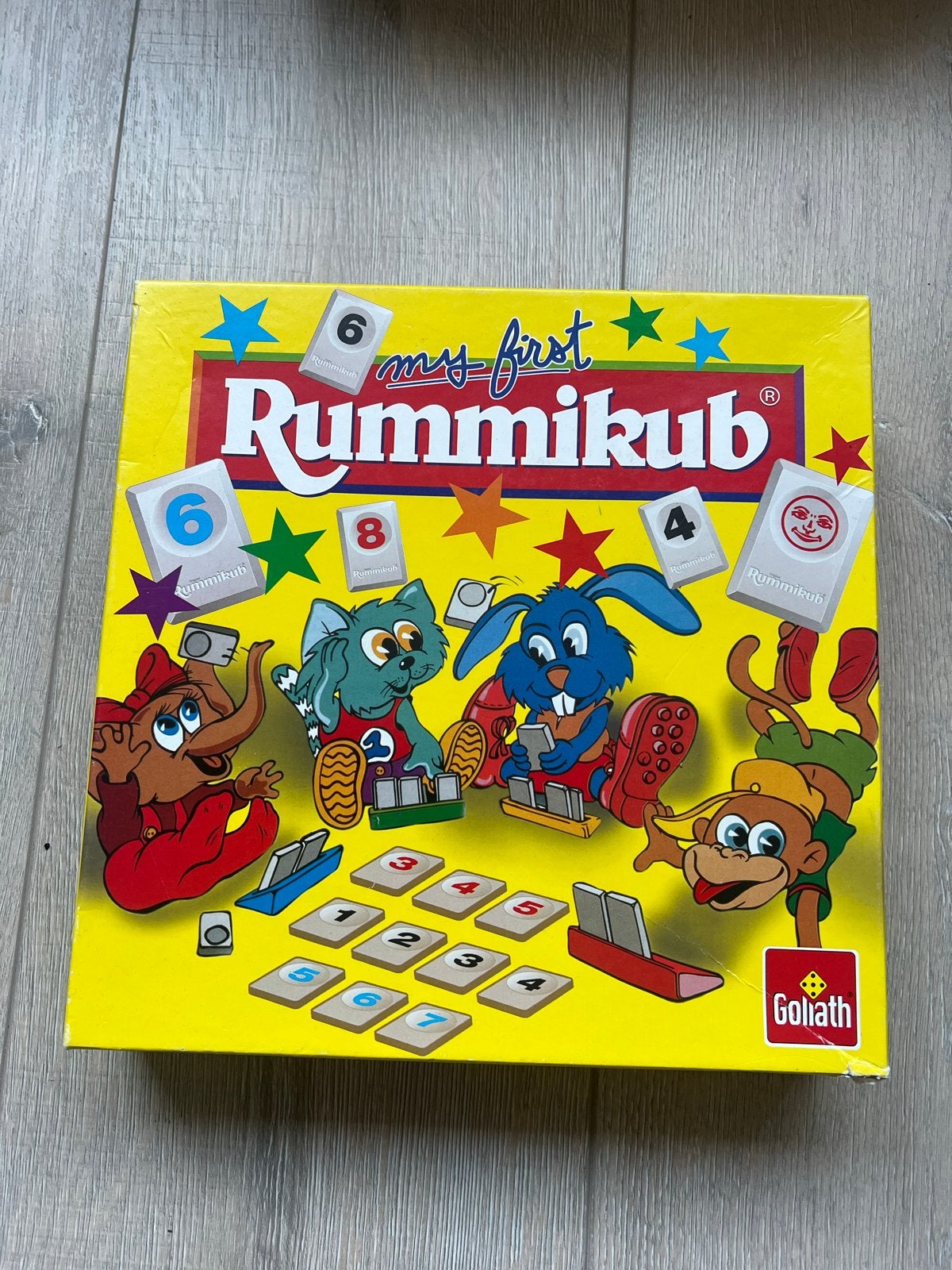 Rummikub Junior - My First Rummikub (Compleet), Drie of vier spelers, Ophalen of Verzenden, Zo goed als nieuw