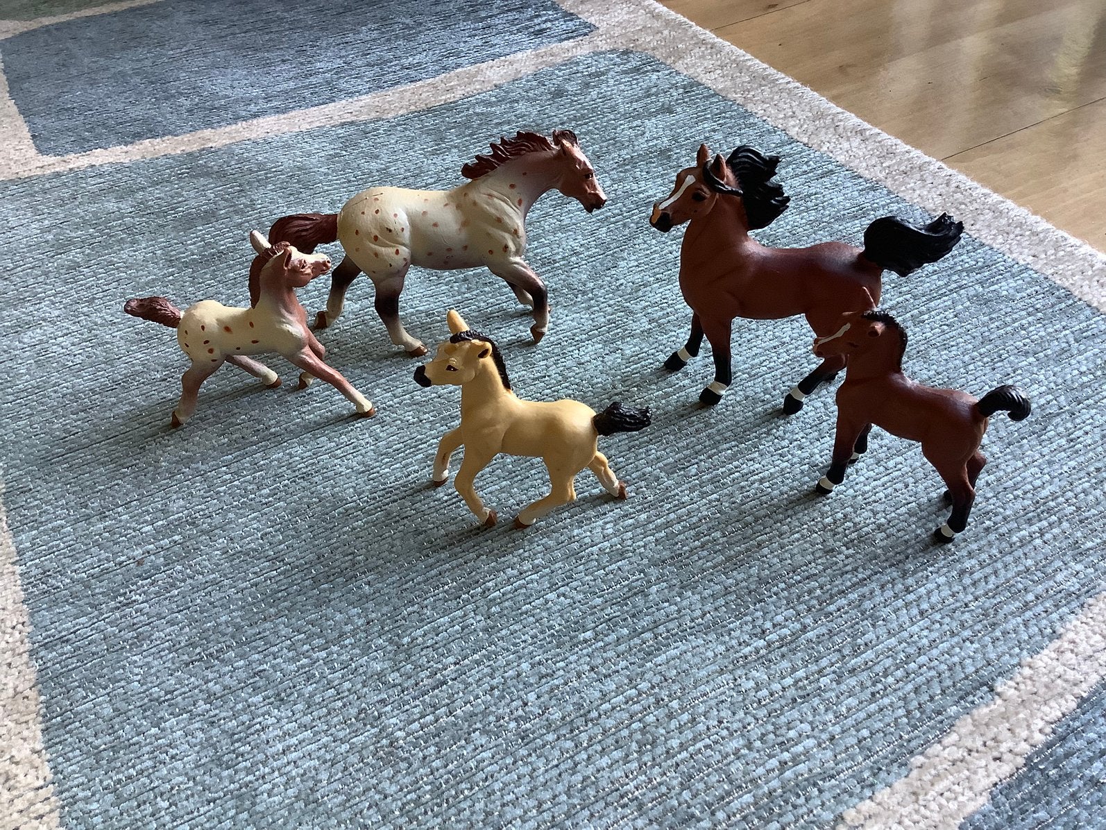 Mooie set paardjes uit 1997, Ophalen of Verzenden, Gebruikt, Paard, Overige typen