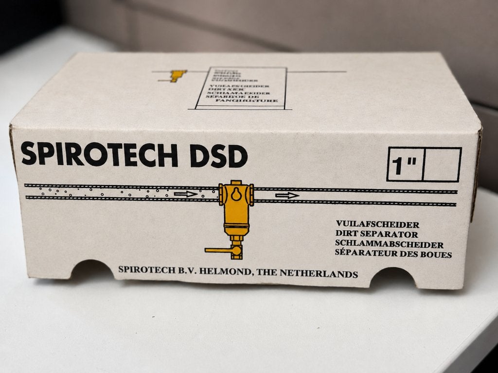 Spirotech DSD vuilafscheider 1'', Doe-het-zelf en Verbouw, Verwarming en Radiatoren, Zo goed als nieuw, Cv-ketel of Combi-ketel