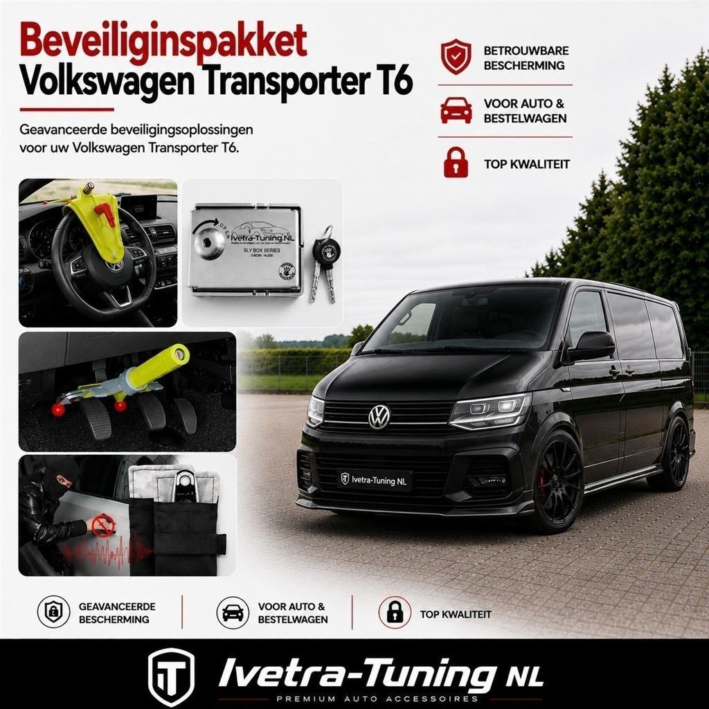 Compleet Beveiligingspakket Volkswagen Transporter T6, Verzenden, Info@ivetra-tuning.nl | www.ivetra-tuning.nl, Ivetra-Tuning NL