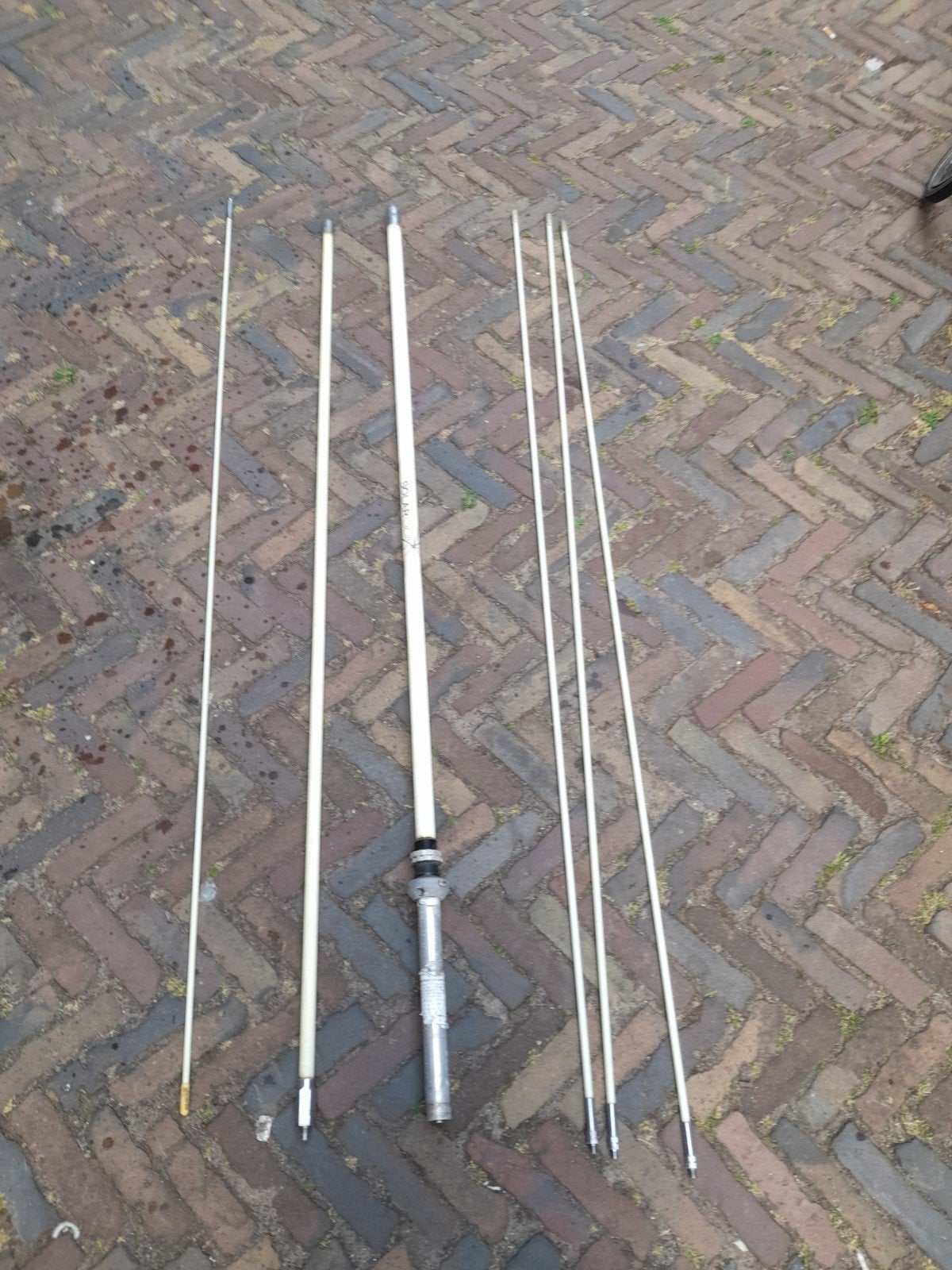 Solarcon Antron A-99 CB Antenne met radialen pakket., Telecommunicatie, Antennes en Masten, Ophalen of Verzenden, Gebruikt, Antenne