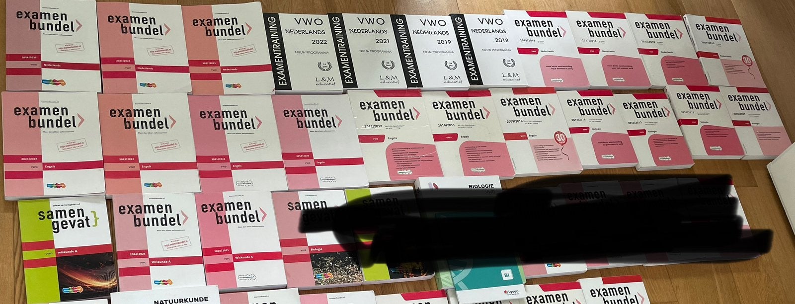 Eindexamenbundels examentraining vwo bundel oefen ned eng wi, Ophalen of Verzenden, Zo goed als nieuw