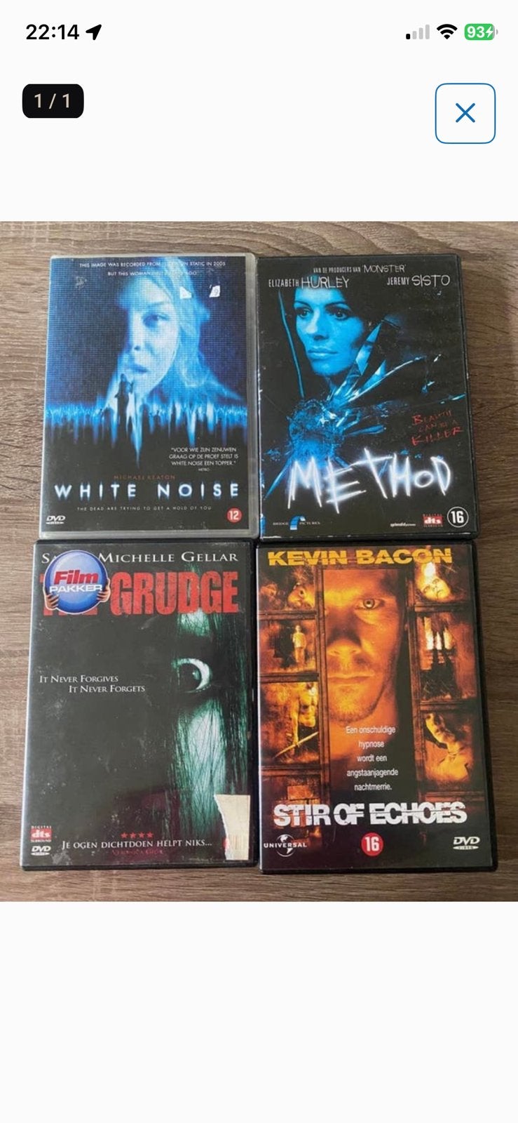 Horror films, Vanaf 16 jaar, Ophalen of Verzenden, Zo goed als nieuw, Overige genres