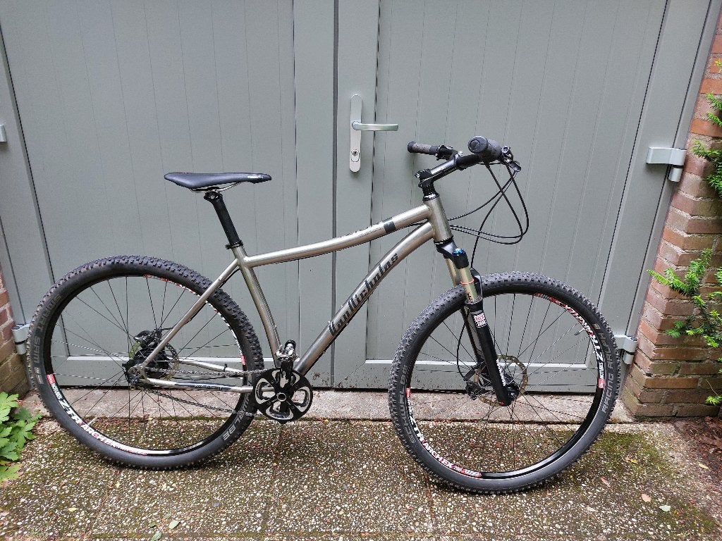 Titanium Van Nicholas MTB/trekkingfiets, Fietsen en Brommers, Fietsen | Mountainbikes en ATB, Gebruikt, 57 cm of meer, Hardtail
