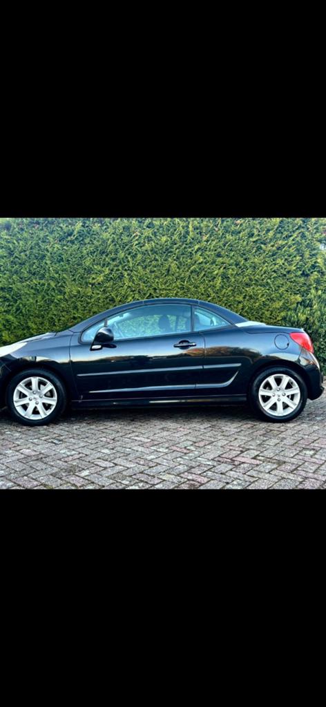 Peugeot cabrio 207 CC I.Z.G.ST., Auto's, Voorwielaandrijving, Stof, Zwart, 4 cilinders