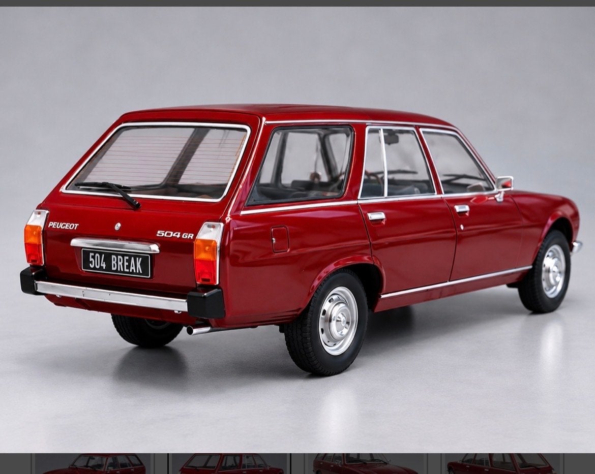 Peugeot 504 GR Break MCG 1:18 - Nieuw in doos, Ophalen of Verzenden, Nieuw, Auto, Overige merken
