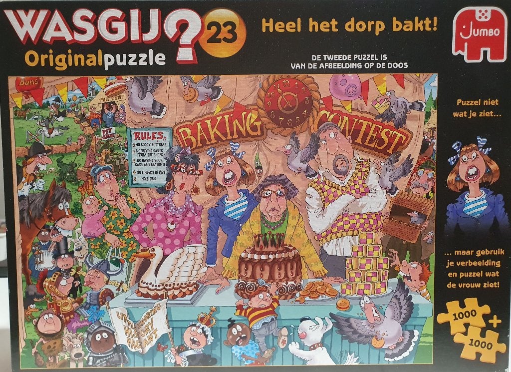 Wasgij puzzels 950-1000 stukjes, Hobby en Vrije tijd, Denksport en Puzzels, Ophalen of Verzenden, 500 t/m 1500 stukjes, Gebruikt