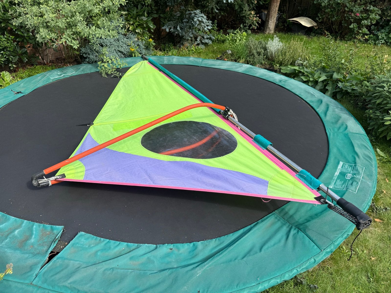 Windsurf kindertuig Fun Kid 3.4 – inclusief mast en giek, Watersport en Boten, Gebruikt, Met giek, 3.5 tot 5 m², Complete set